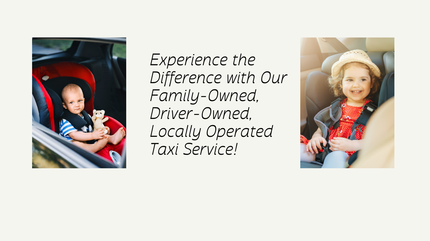 SFO Car Seat Taxi Cab, San Francisco California, USA